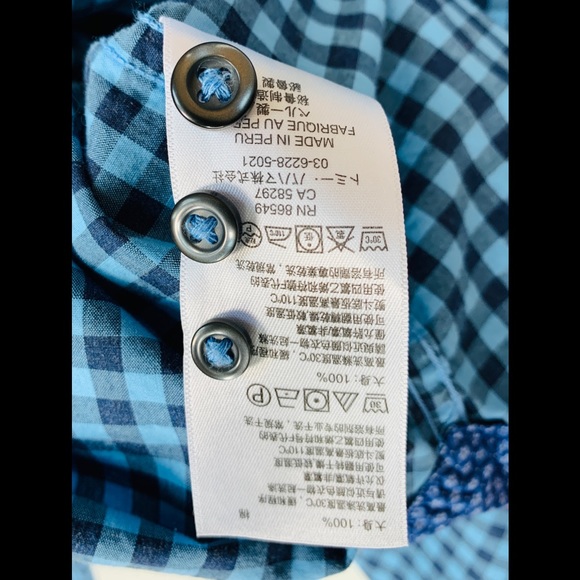 Tommy Bahama Men’s Large Long Sleeve Shirt Blue - Picture 10 of 15